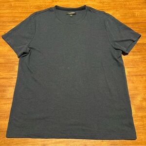 Banana Republic Luxury Touch Dark Navy Blue Shirt